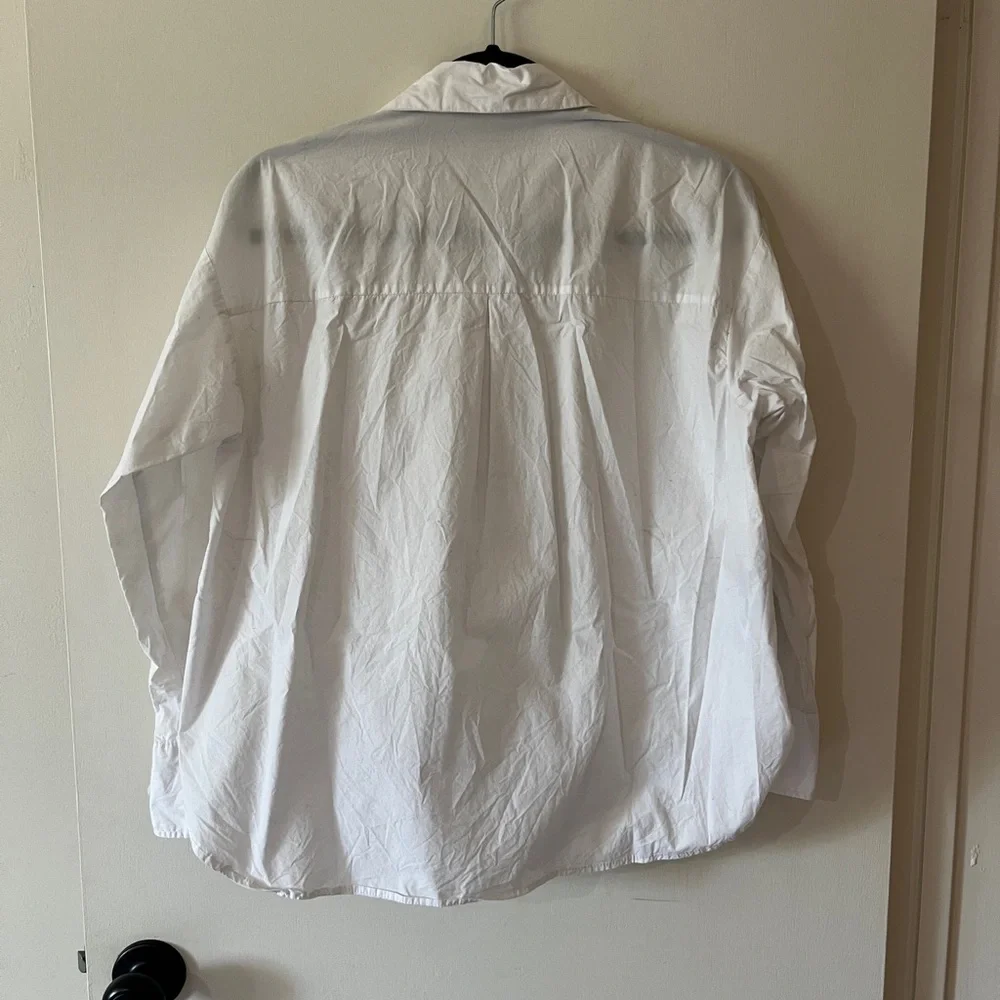 Mango White button down woman’s shirt - Picture 4 of 7